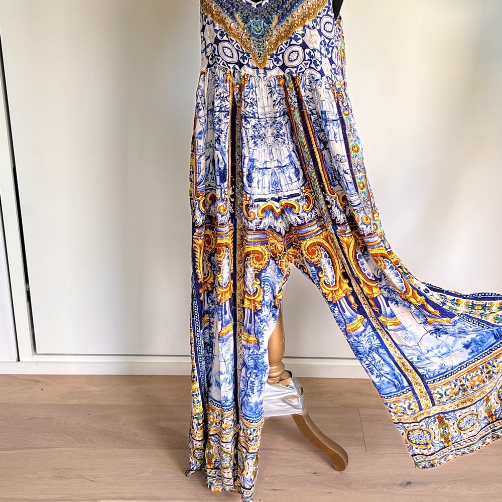 Camilla Embellished Jumpsuit size 1 (AU 8) - Picture 4 of 10